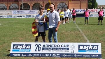 Luis de la Fuente ejerció de padrino en la edición de 2022 de la Arnedo Cup.