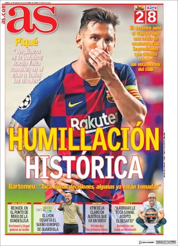 Las portadas de AS de agosto