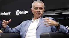 Mourinho, durante un acto de LaLiga.