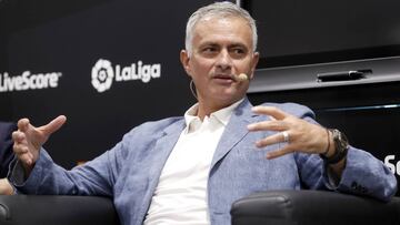 Mourinho, durante un acto de LaLiga.