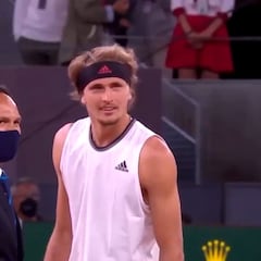 Aparece Ayuso en la Caja Mágica y la reacción de Zverev se hace viral por lo que sucede
