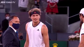Aparece Ayuso en la Caja Mágica y la reacción de Zverev se hace viral por lo que sucede