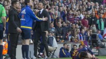 Luis Enrique: "Me ha asustado la entrada de Filipe a Messi"