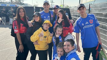 Su familia viajó 1.273 kilómetros para llegar a Chile y él se convirtió en el amuleto de la U en clásicos