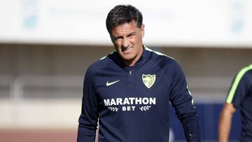 Michel, entrenador del Málaga.