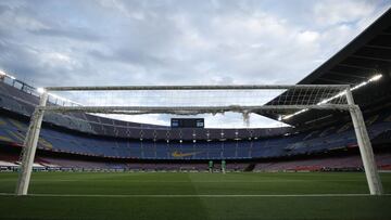 Soccer Football - La Liga Santander - FC Barcelona v Celta Vigo - Camp Nou, Barcelona, Spain - May 16, 2021 General view inside the stadium after the match REUTERS/Albert Gea