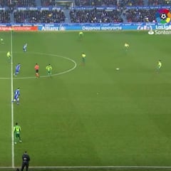 El cabreo de Mendilibar se va a oír en todo el País Vasco: saca el Eibar y a los 12" gol del Alavés