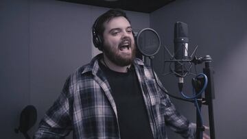 Ibai Llanos en una sesión de grabación de FIFA 20 | EA Sports