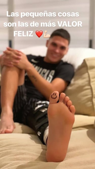 El buen ánimo de Quintero después de la operación