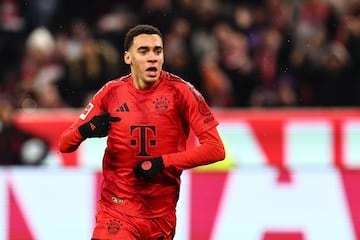 Jamal Musiala, con el Bayern.