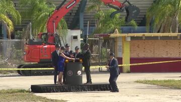 Demolici&oacute;n del Lockhart Stadium