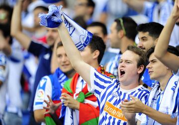 Real Sociedad-Barcelona en imágenes