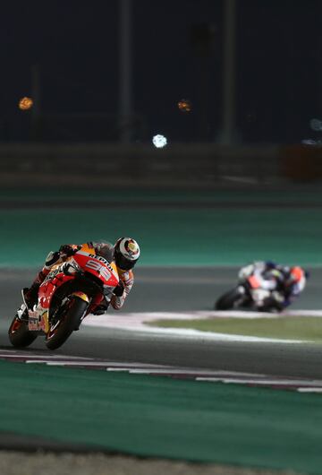 El piloto español Jorge Lorenzo durante el Gran Premio. 
