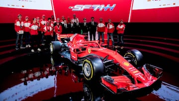 PRESENTACION NUEVO FERRARI FORMULA UNO FORMULA 1 TEMPORADA 2018