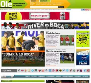 Portadas de la prensa extranjera