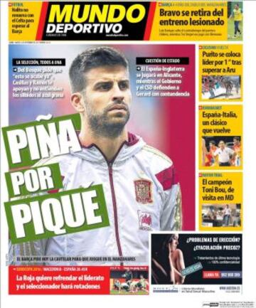 Portadas de la prensa deportiva