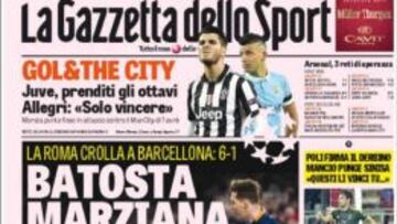 Italia alucina: "Paliza marciana; Messi guió a los extraterrestres"