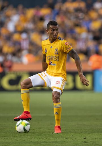 El defensa colombiano de Tigres sufrió de ruptura de ligamento cruzado en julio pasado. Su recuperación ha sido larga, pero para la primera semana de marzo se espera pueda reaparecer.