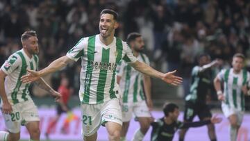 Albarrán celebra su gol