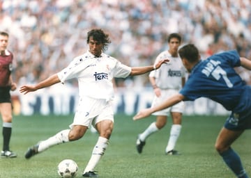 He moved to Real Madrid in 1991 and in 2002 was loaned to River Plate shortly before retiring from the game.