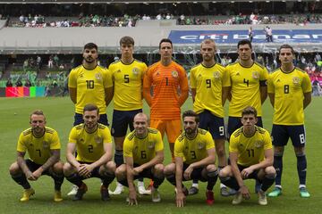 En partido de despedida rumbo a Rusia 2018, México jugó ante Escocia. Ese partido la selección mexicana se llevó la victoria por un marcador de 1-0.