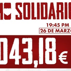 Se superan los 20.000 euros en la iniciativa solidaria de la afición