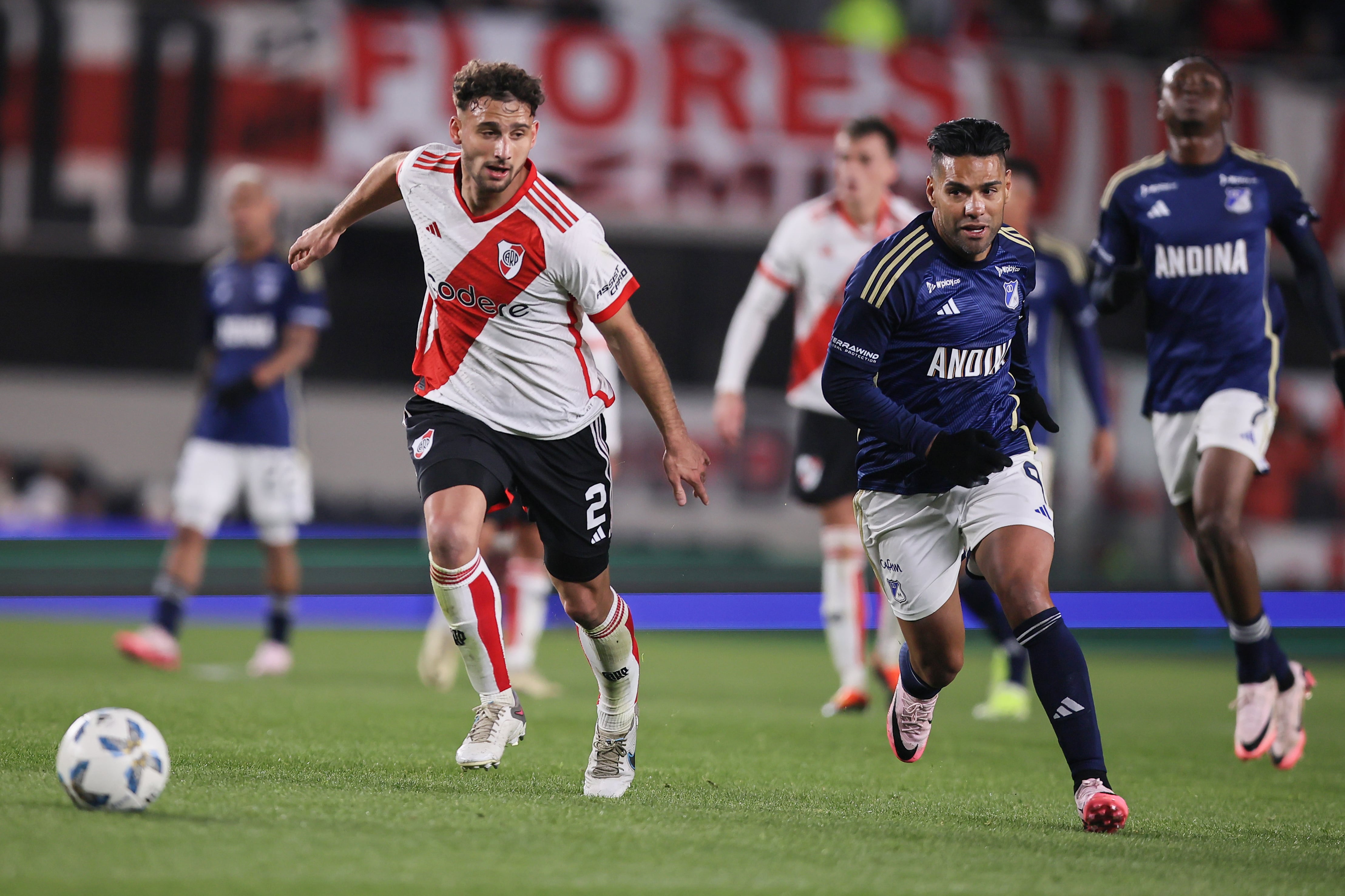 En imágenes: El debut de Falcao con Millonarios ante River Plate