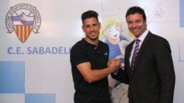 Yeray Sabariego con Ignasi Lúquez.