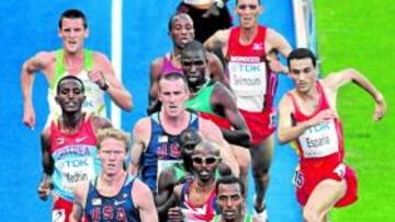 <b>SOBRADO. </b>Pese a recibir un codazo, Jesús España pasó sin apuros.