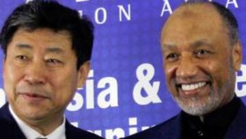 SUSTITUTO. A rey muerto, rey puesto. El hasta ahora vicepresidente de la Confederación Asiática de Fútbol releverá en la presidencia al catarí Bin Hammam.