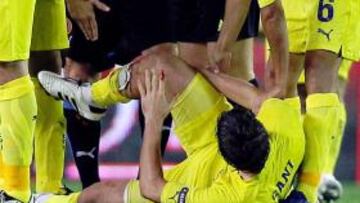 Cani todavía no entiende cómo la lesión no es más grave tras la falta recibida