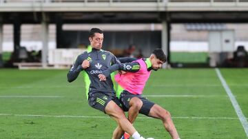Entrenamiento del Albacete.