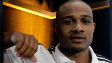 Imagen de Dontaye Draper, durante su presentación como nuevo fichaje del Real Madrid de Baloncesto.