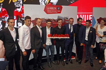 Rudy Molard, Omar Fraile, Enric Mas, Miguel ?ngel L車pez, Simon Yates, Alejandro Valverde, Alberto Contador y Joaquim Rodr赤?guez.