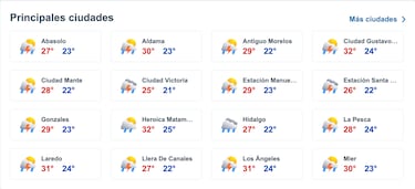 Clima en Tamaulipas este 24 de junio del 2024: se esperan lluvias torrenciales
