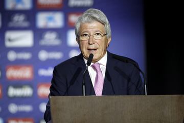 Atlético president Enrique Cerezo, who smahsed the club's transfer record by almost double to land the highly rated teenager, who has already drawn comprisons to Cristiano Ronaldo.