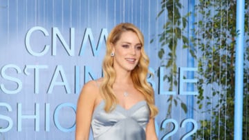 MILAN, ITALY - SEPTEMBER 25: Alejandra Onieva attends the CNMI Sustainable Fashion Awards 2022 pink carpet during the Milan Fashion Week Womenswear Spring/Summer 2023 on September 25, 2022 in Milan, Italy. (Photo by Jacopo Raule/Getty Images)