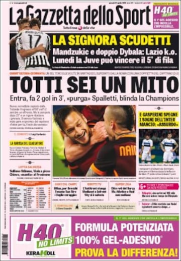 Totti is a legend.