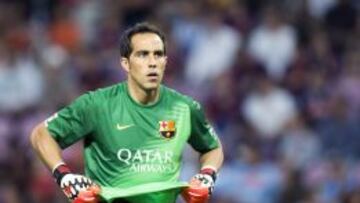 Claudio Bravo jugar&aacute; el domingo ante su ex equipo, Real Sociedad.