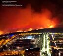 Las devastadoras imágenes del incendio en Madrid: la toma aérea da auténtico miedo