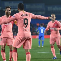 Messi y Luis Suárez suman dos goles más que todo el Real Madrid en la Liga