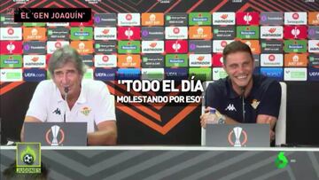 El 'embolado' público de Joaquín a Pellegrini en rueda de prensa