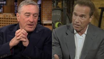 Robert De Niro se neg&oacute; a fotografiarse junto a Arnold Schwarzenegger al creer que va a votar a Trump.