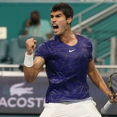 Alcaraz - Ruud: horario, TV y dónde ver la final del Miami Open hoy en directo online