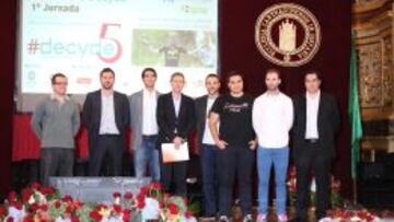 Alejandro Valverde, en las Jornadas Decyde de Murcia.