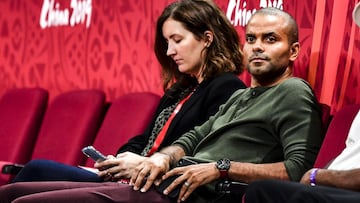 Tony Parker, durante el Mundial de China 2019.