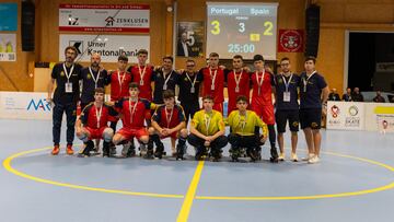 La selección española sub-19 de hockey patines, subcampeona de Europa