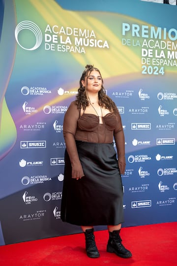 Bea posa en el photocall  de los Premios de la Academia de la Música.