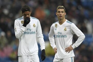 Cristiano Ronaldo and Raphael Varane.