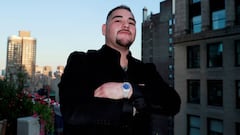 Andy Ruiz posa previo a su combate contra Anthony Joshua.